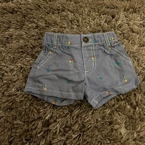 Carters like new sailboat infant shorts‎